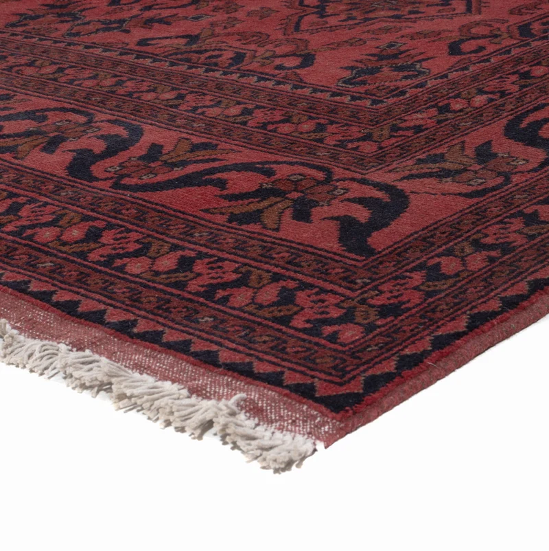Afghan Teppich - Kunduz - 205 x 303 cm - rot