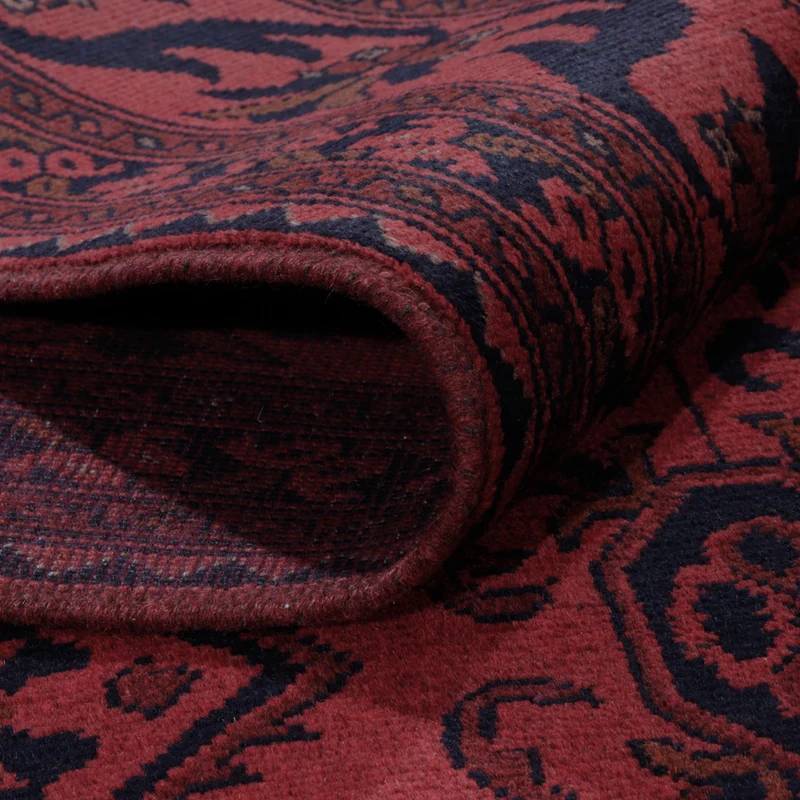 Afghan Teppich - Kunduz - 205 x 303 cm - rot