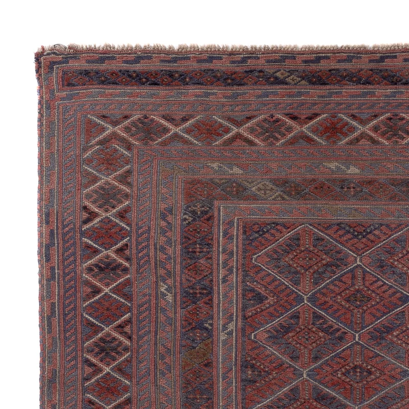 Kelim Afghan Teppich 152x186cm - mehrfarbig