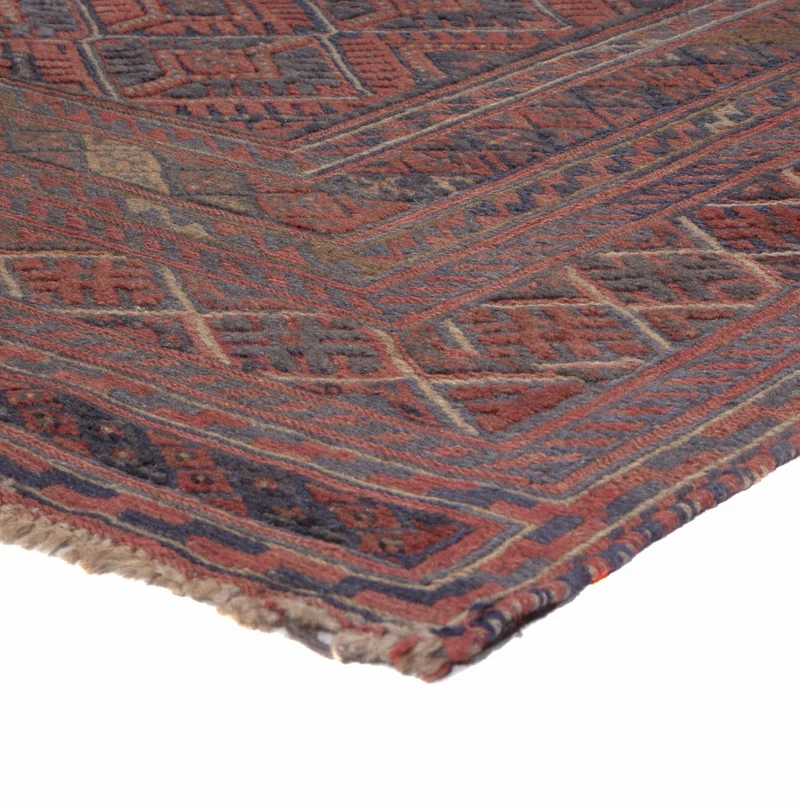 Kelim Afghan Teppich 152x186cm - mehrfarbig