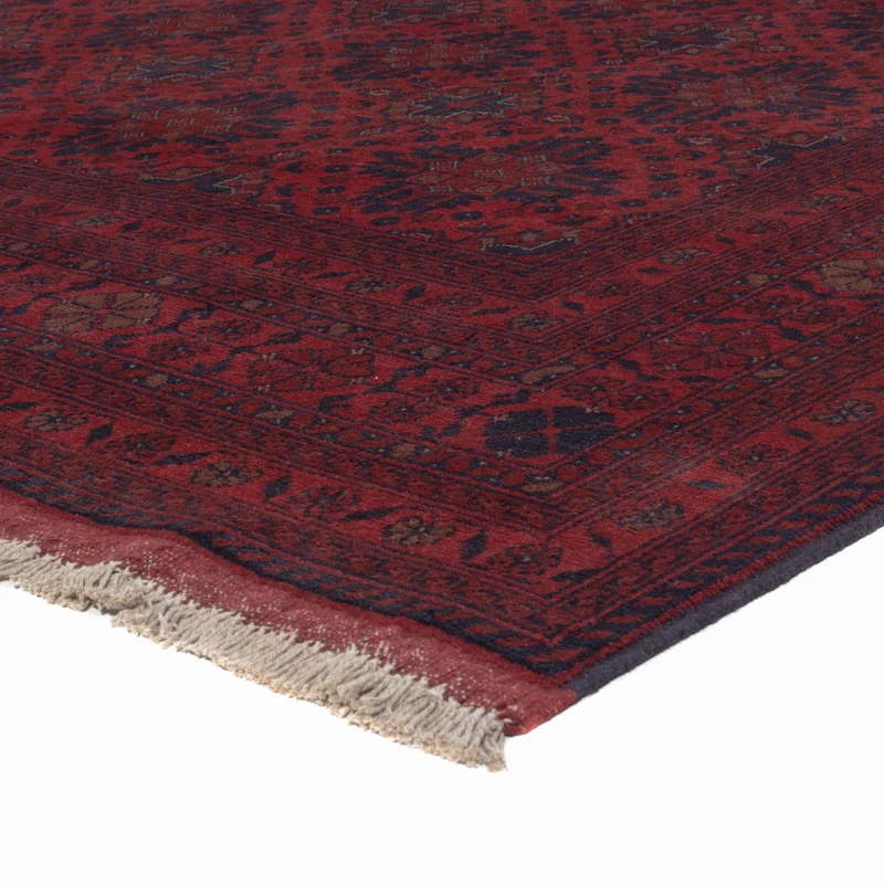 Afghan Teppich - Kunduz - 205 x 298 cm - rot