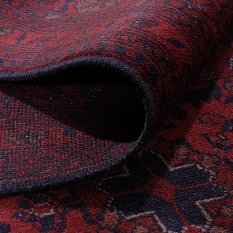 Afghan Teppich - Kunduz - 205 x 298 cm - rot