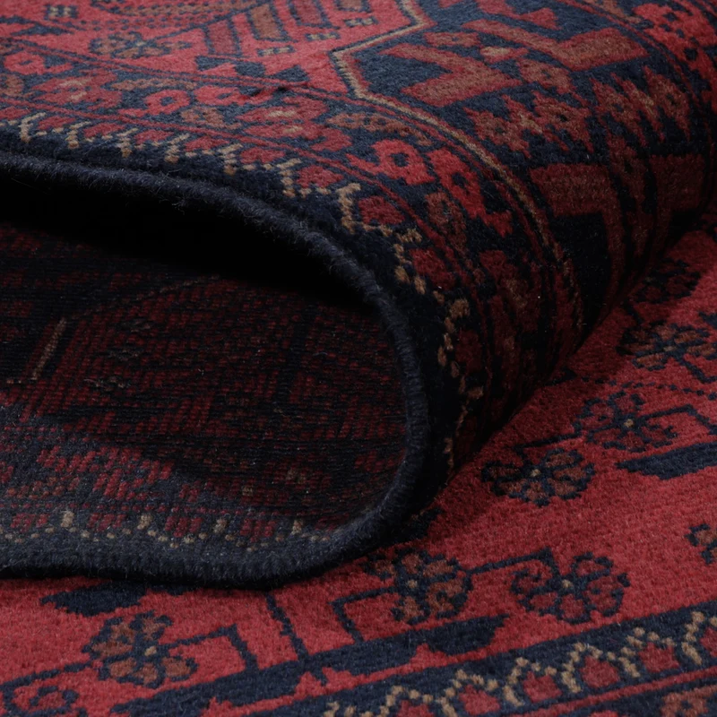 Afghan Teppich - Kunduz - 150 x 195 cm - rot