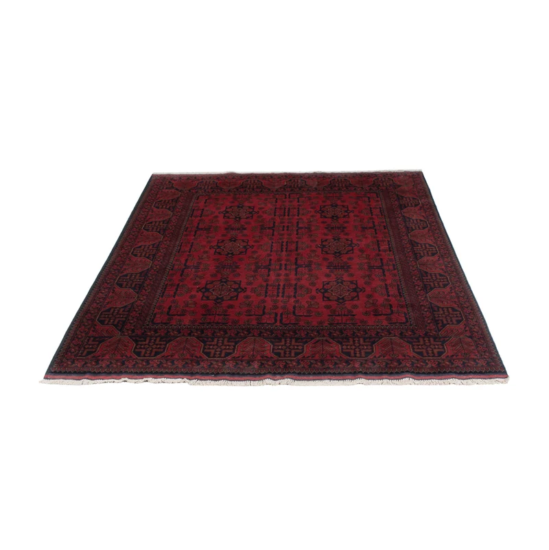 Afghan Teppich - Kunduz - 150 x 195 cm - rot