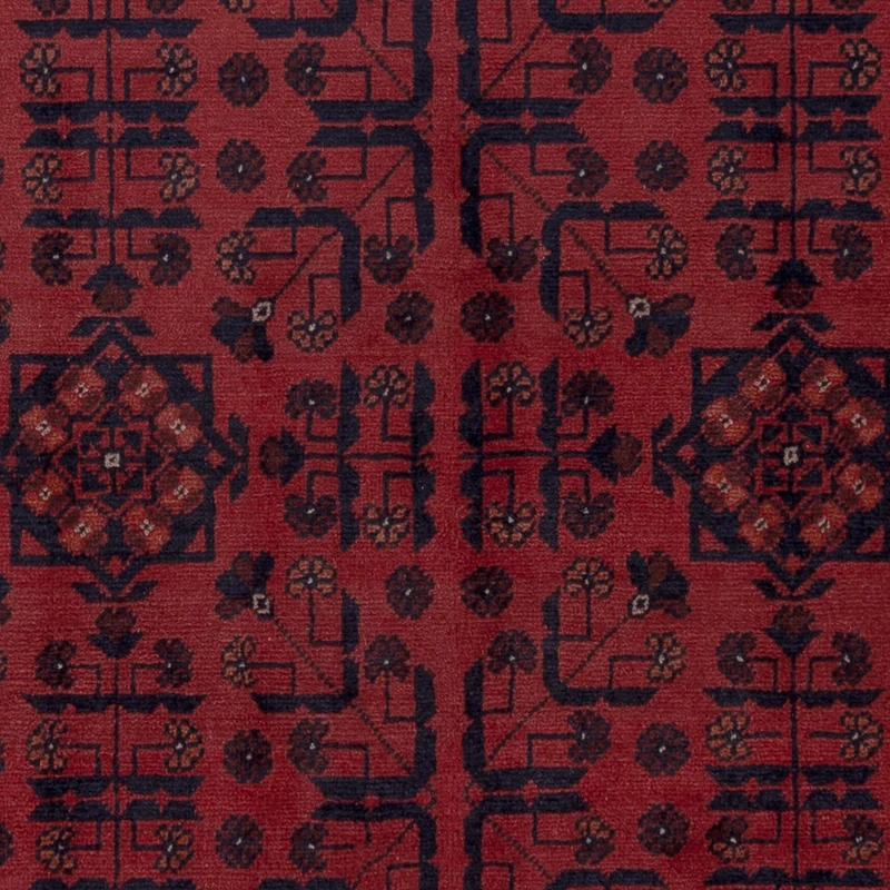Afghan Teppich - Kunduz - 148 x 201 cm - rot