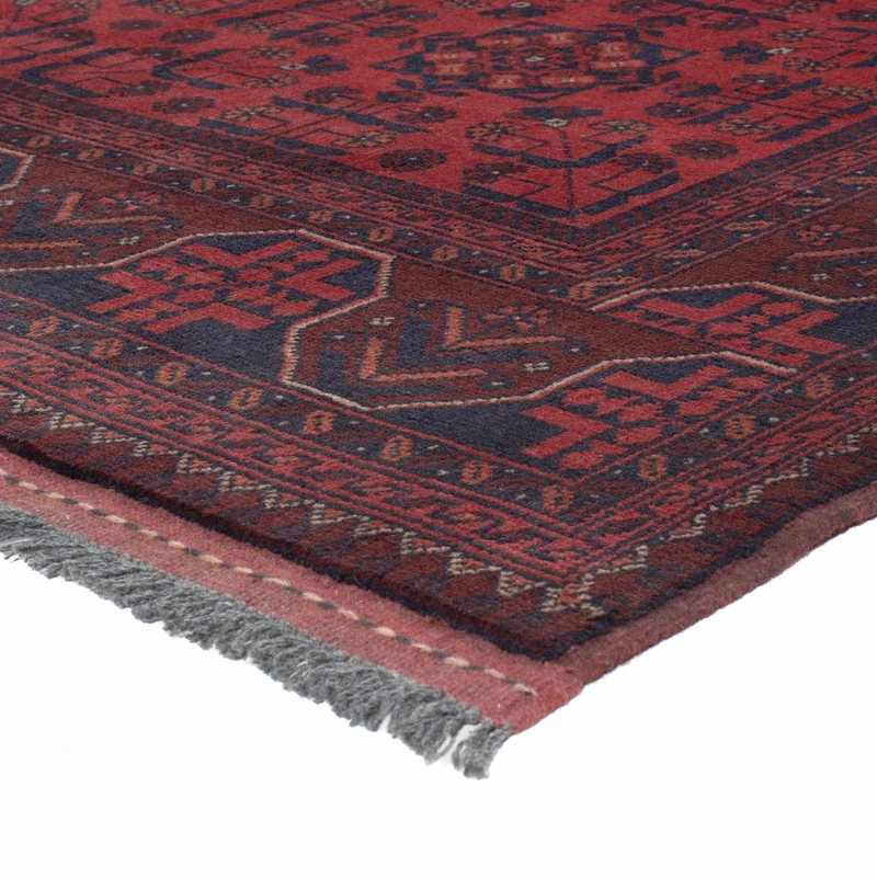 Afghan Teppich - Kunduz - 148 x 201 cm - rot