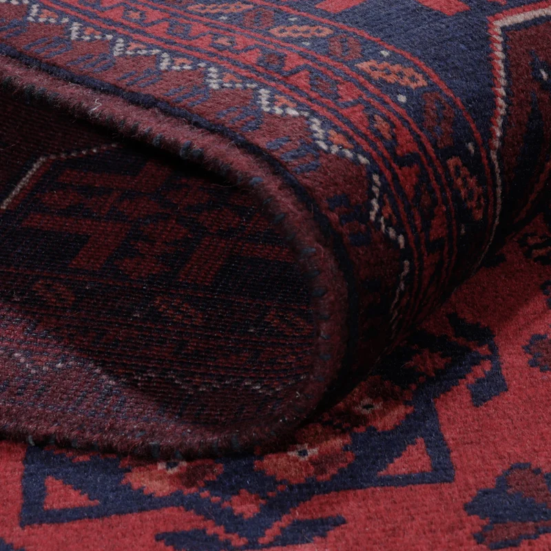 Afghan Teppich - Kunduz - 148 x 201 cm - rot