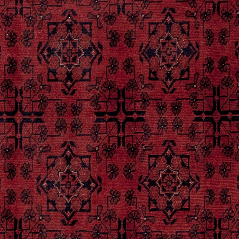 Afghan Teppich - Kunduz - 148 x 198 cm - rot