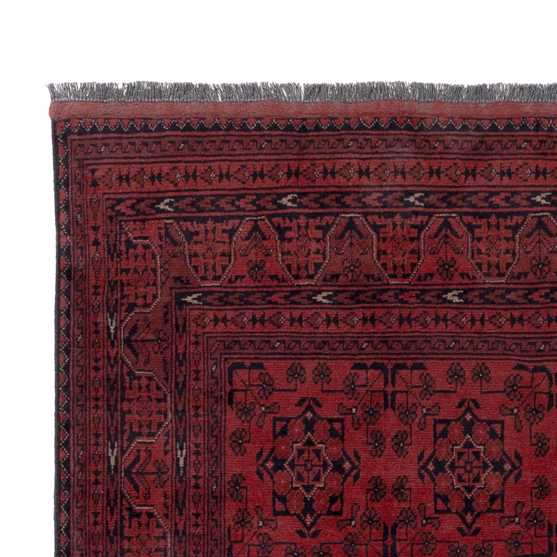 Afghan Teppich - Kunduz - 148 x 198 cm - rot