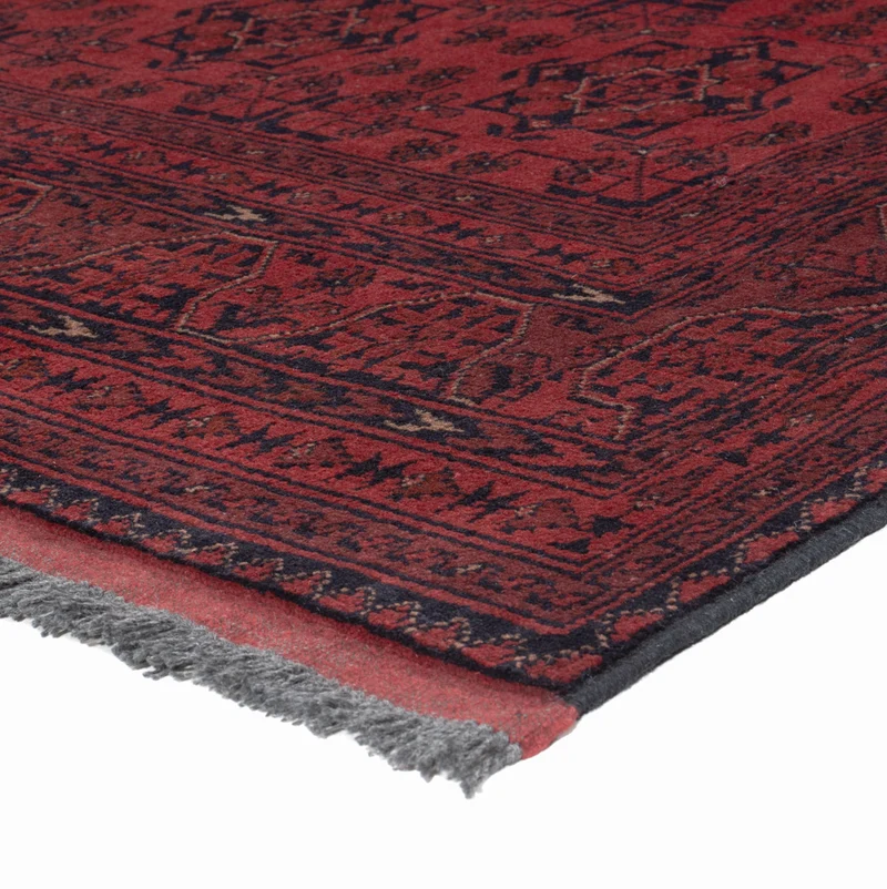 Afghan Teppich - Kunduz - 148 x 198 cm - rot