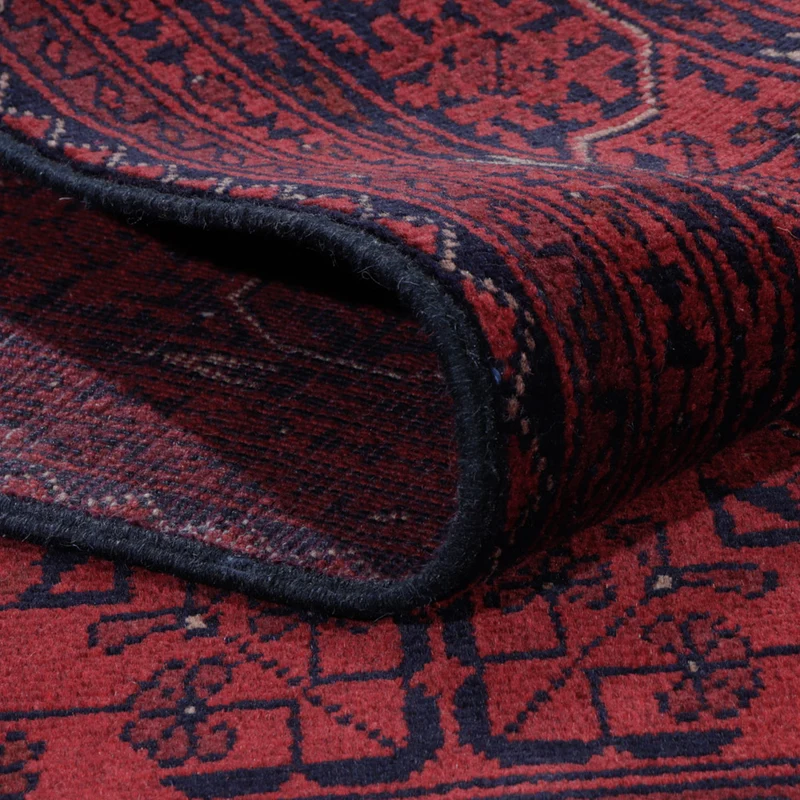 Afghan Teppich - Kunduz - 148 x 198 cm - rot