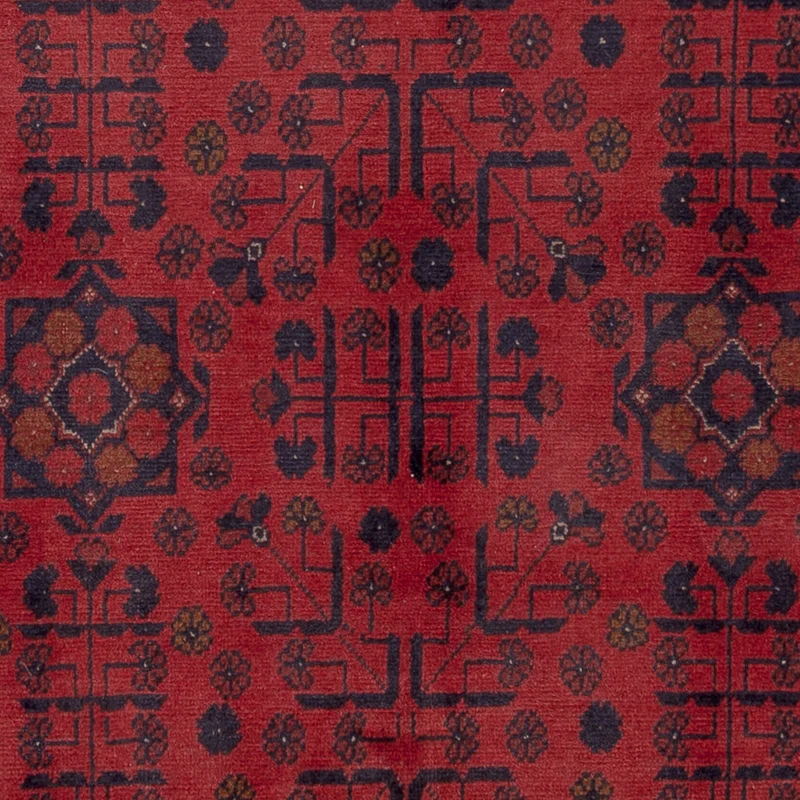 Afghan Teppich - Kunduz - 148 x 196 cm - rot