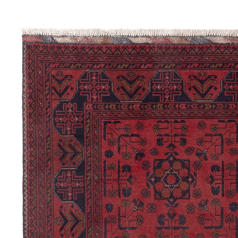 Afghan Teppich - Kunduz - 148 x 196 cm - rot