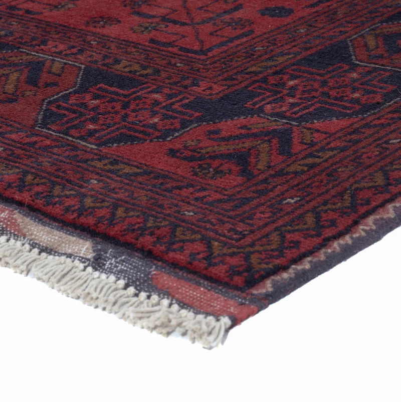 Afghan Teppich - Kunduz - 148 x 196 cm - rot