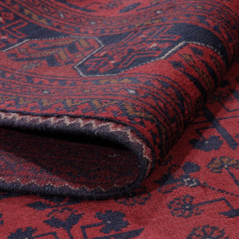 Afghan Teppich - Kunduz - 148 x 196 cm - rot