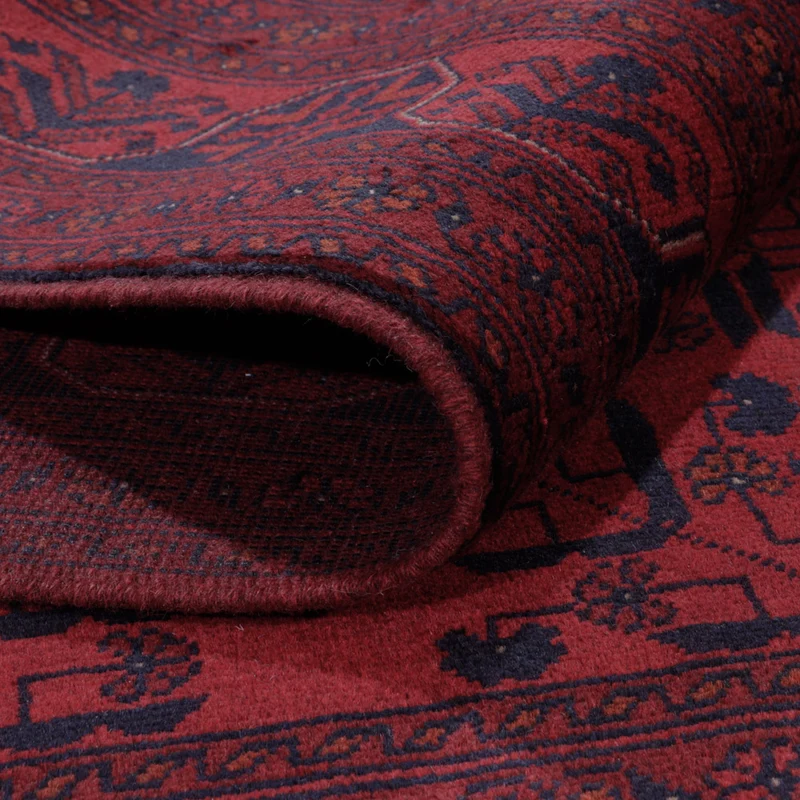 Afghan Teppich - Kunduz - 150 x 200 cm - rot