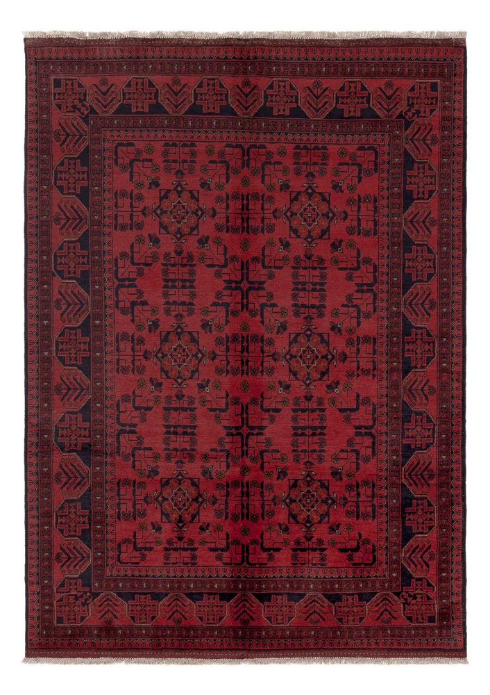 Khal Mohammadi Teppich 146x202cm - Orientteppich - rot