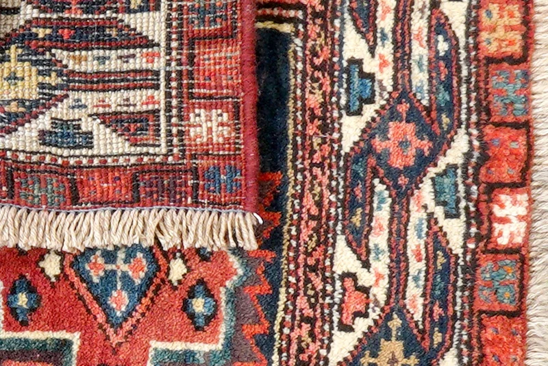 Shahsavan · Handgeknüpft – Blau, 55x109 cm