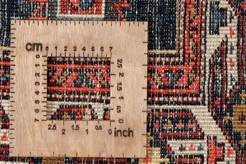 Shahsavan · Handgeknüpft – Blau, 55x109 cm