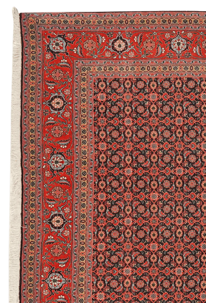 Tabriz 50 Raj · Handgeknüpft – Blau, 204x203 cm