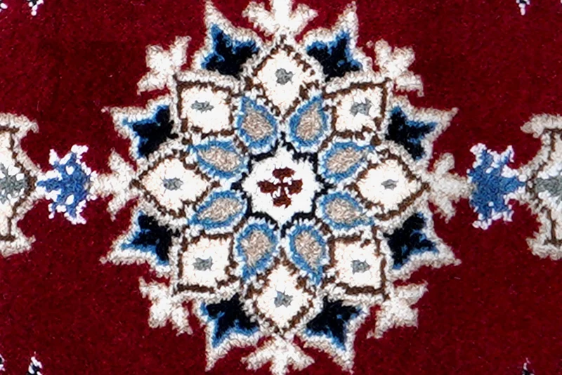 Nain 12La · Handgeknüpft – Rot, 59x39 cm