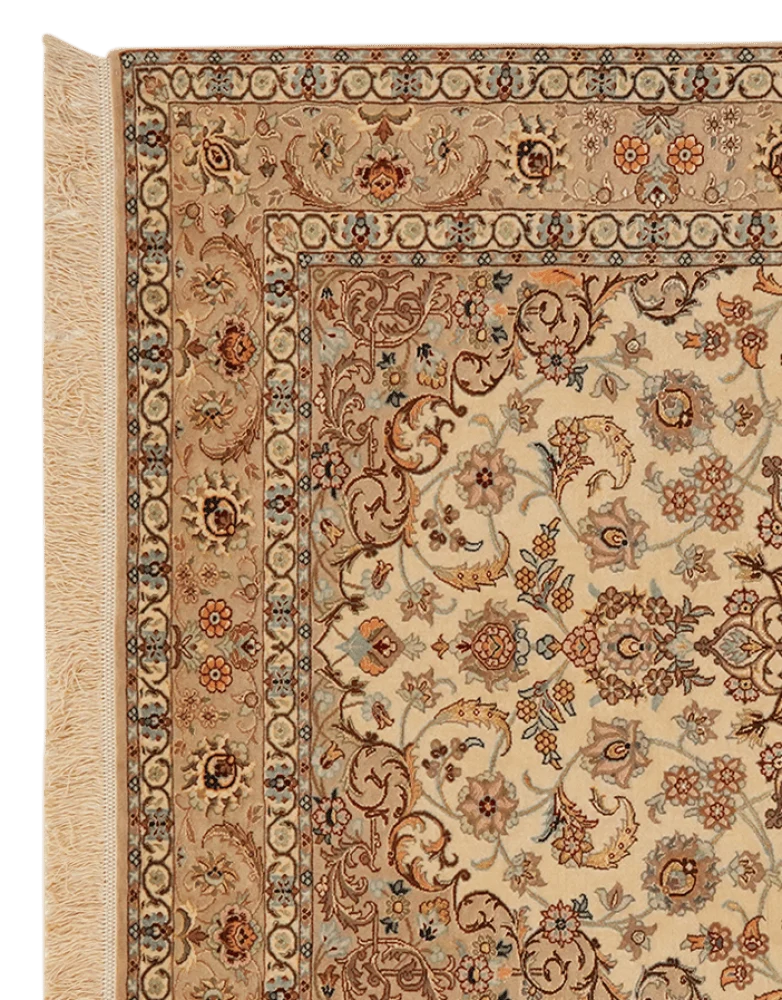 Isfahan · Handgeknüpft – Beige, 160x116 cm