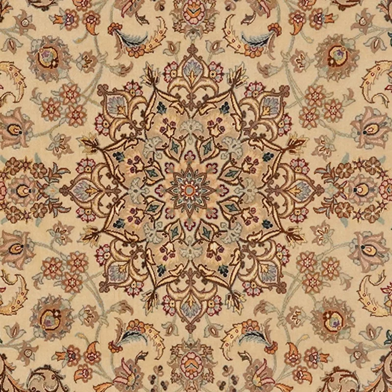 Isfahan · Handgeknüpft – Beige, 160x116 cm