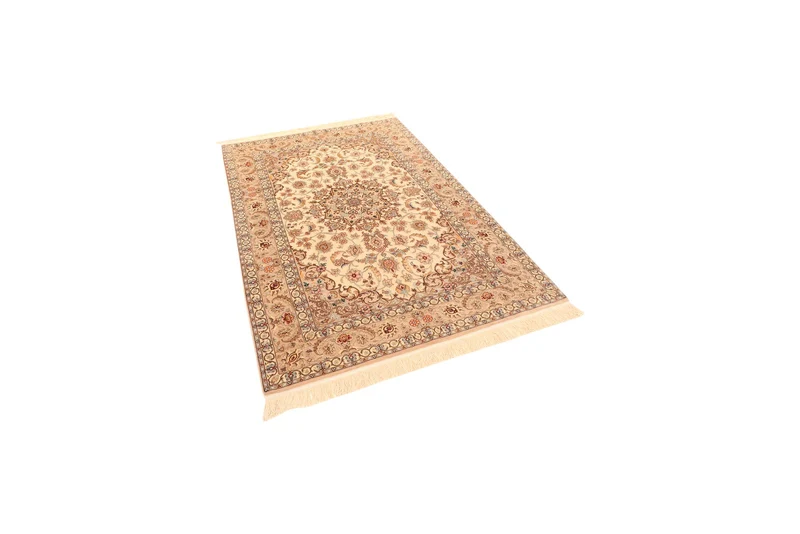 Isfahan · Handgeknüpft – Beige, 160x116 cm