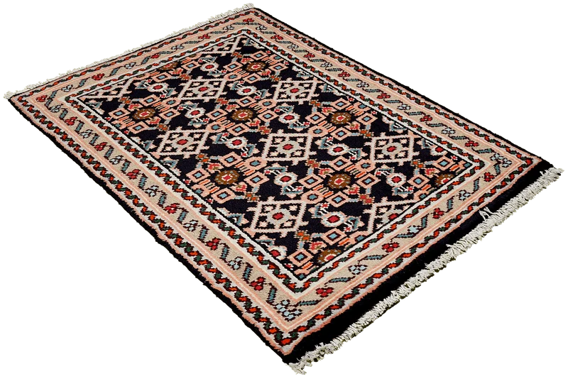 Hamadan · Handgeknüpft – Blau, 95x60 cm