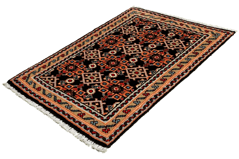 Hamadan · Handgeknüpft – Blau, 95x60 cm