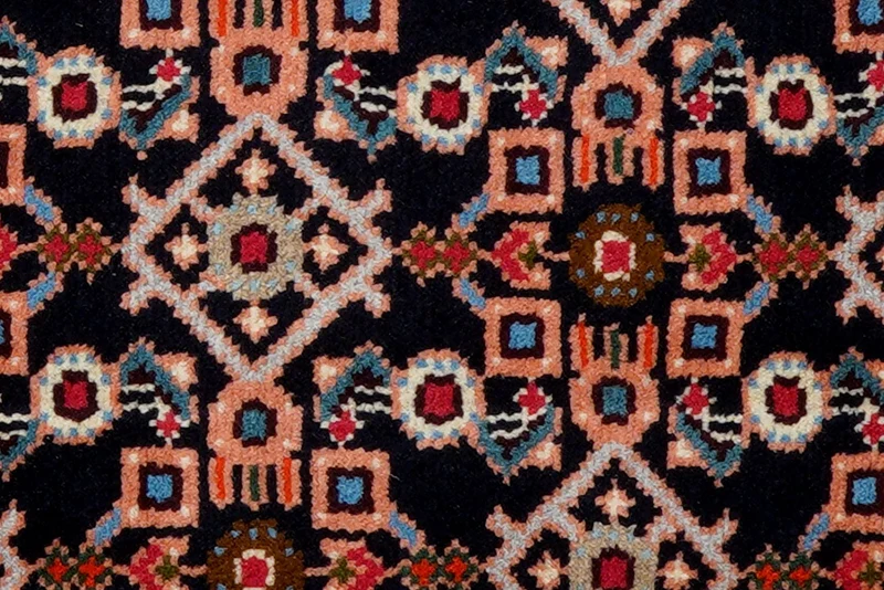 Hamadan · Handgeknüpft – Blau, 95x60 cm