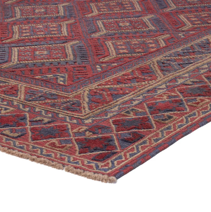 Kelim Afghan Teppich 151x206cm - mehrfarbig