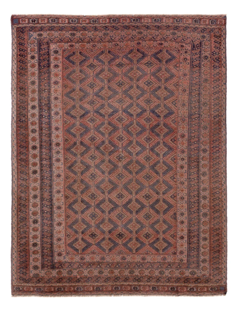 Kelim Afghan Teppich 152x200cm - mehrfarbig