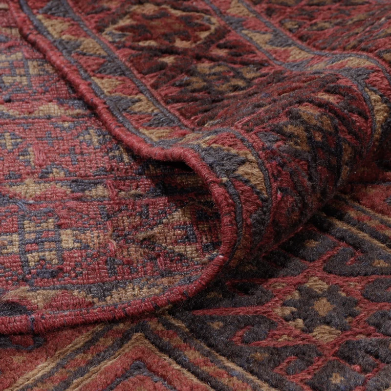 Kelim Afghan Teppich 156x193cm - mehrfarbig