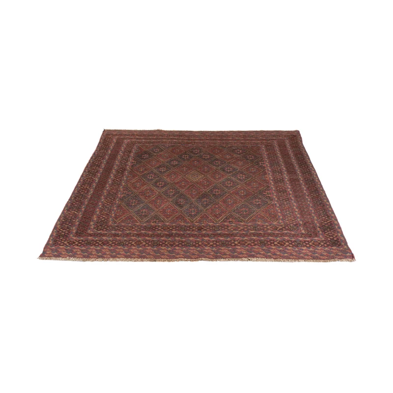Kelim Afghan Teppich 156x193cm - mehrfarbig