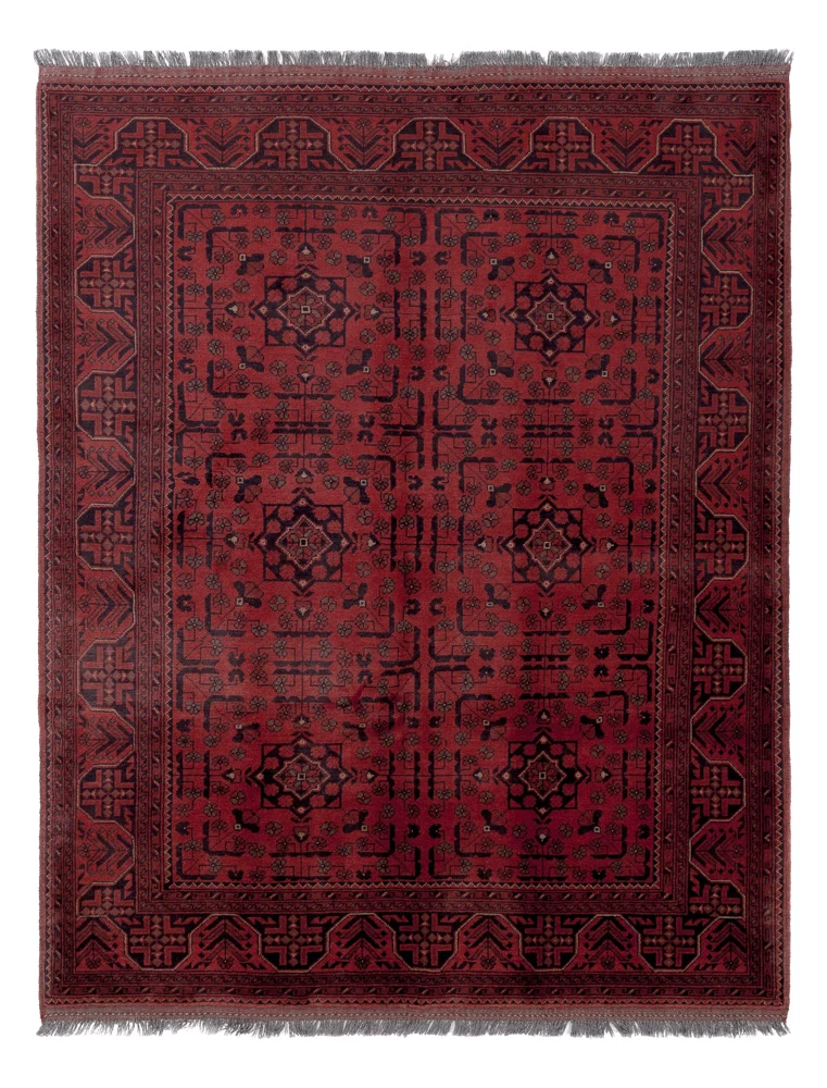 Khal Mohammadi Teppich 151x190cm - Orientteppich - rot
