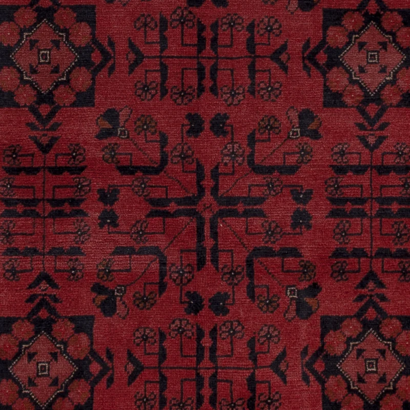 Afghan Teppich - Kunduz - 148 x 194 cm - rot
