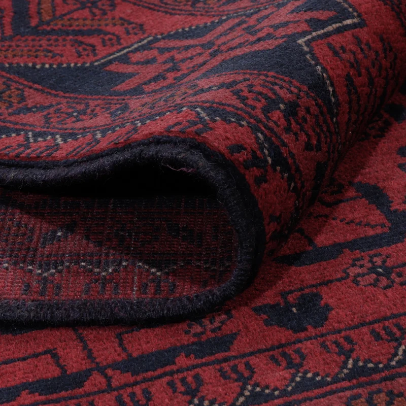 Afghan Teppich - Kunduz - 148 x 194 cm - rot
