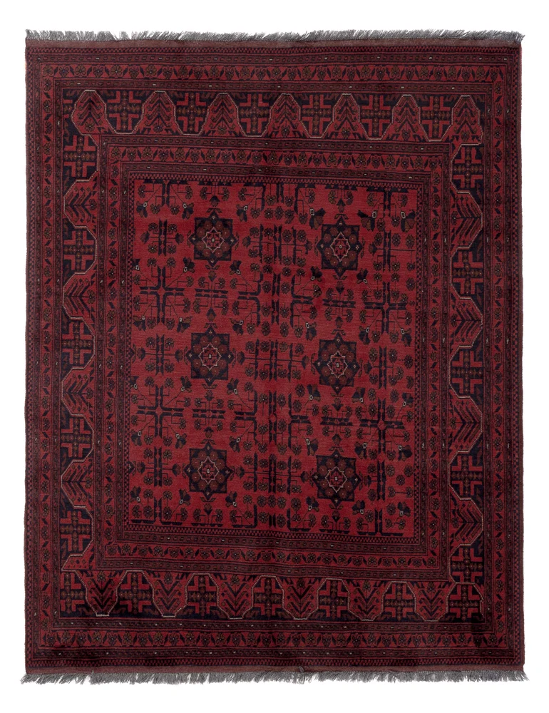 Khal Mohammadi Teppich 151x191cm - Orientteppich - rot