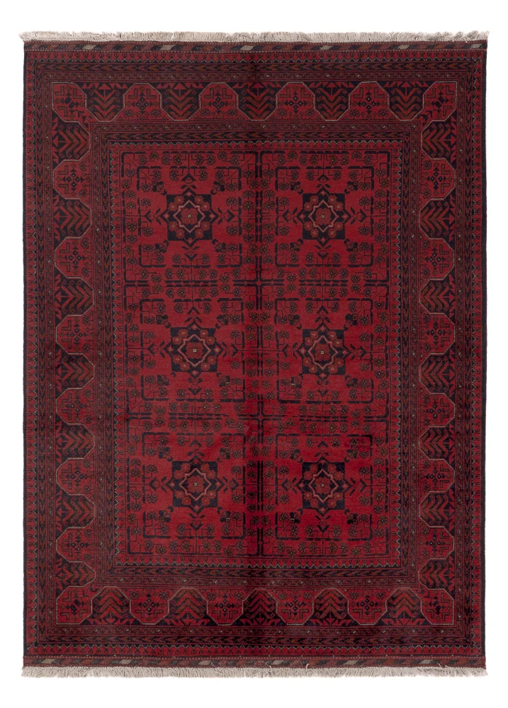 Khal Mohammadi Teppich 145x200cm - Orientteppich - rot