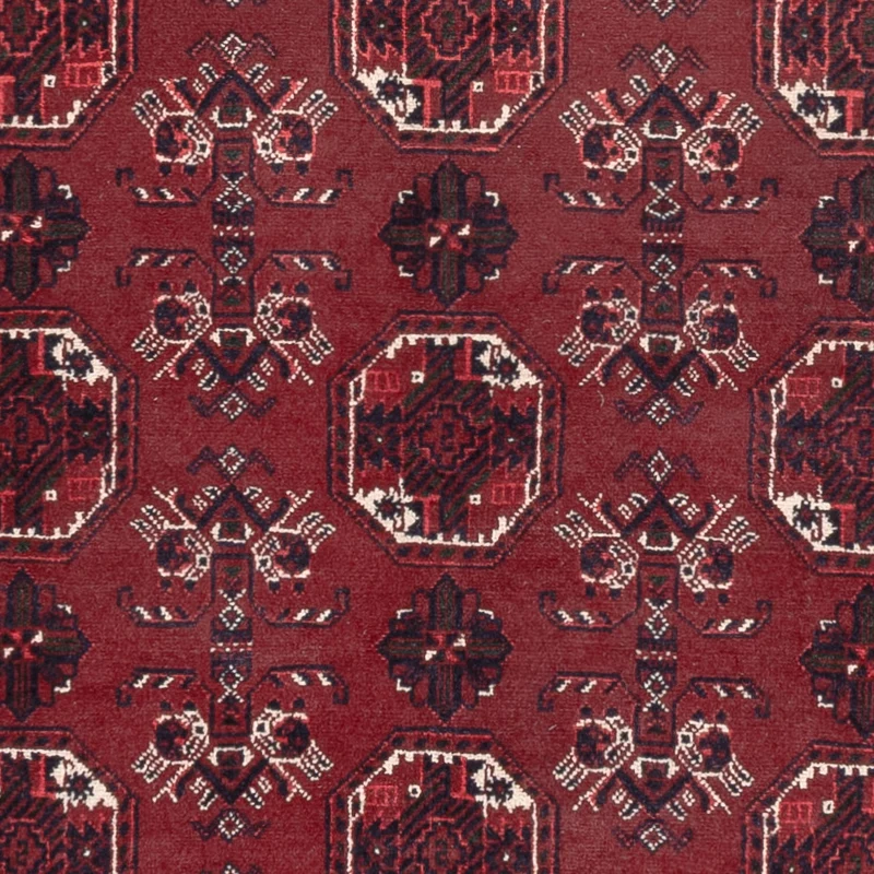 Afghan Teppich 113x175cm - Orientteppich - rot