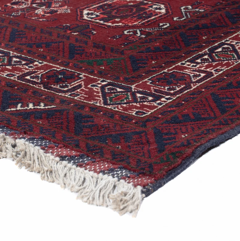 Afghan Teppich 113x175cm - Orientteppich - rot