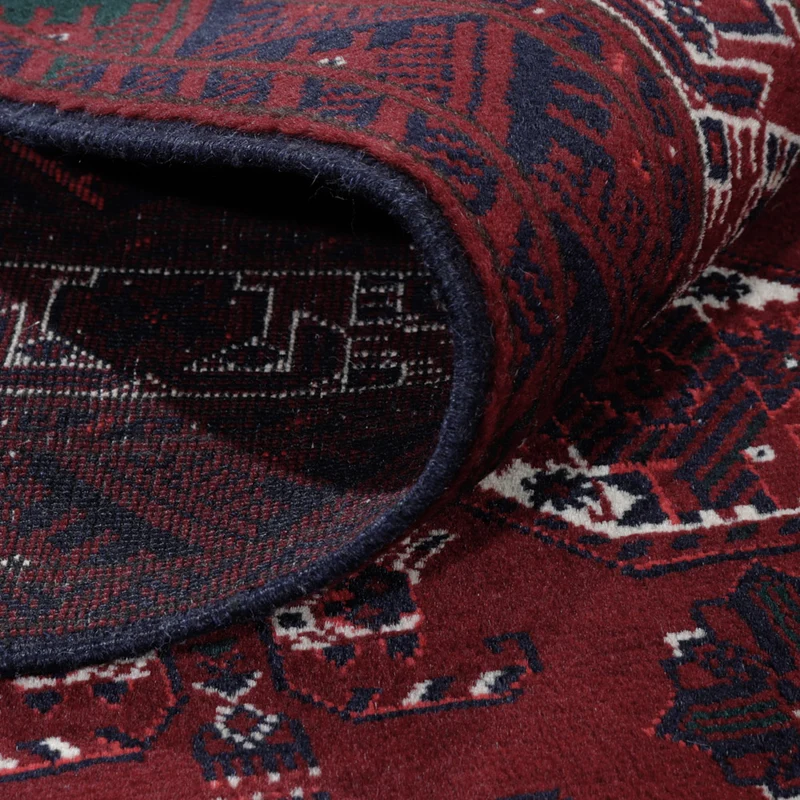 Afghan Teppich 113x175cm - Orientteppich - rot