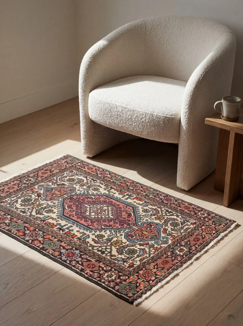 Goltuk · Handgeknüpft – Beige, 71x51 cm
