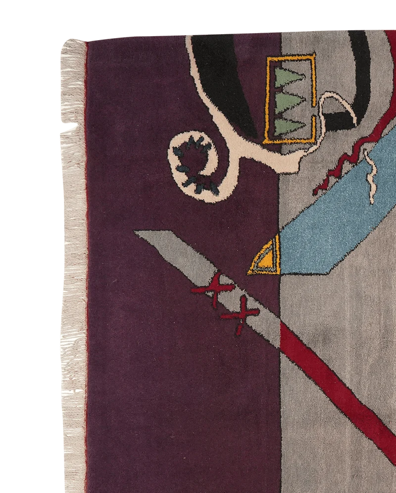 Konya · Handgeknüpft – Blau, 239x186 cm