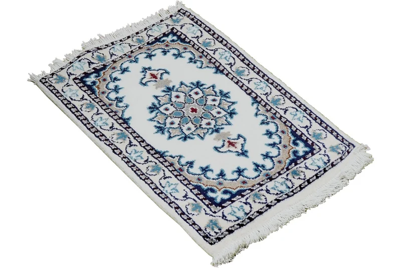 Nain 12La · Handgeknüpft – Beige, 59x37 cm