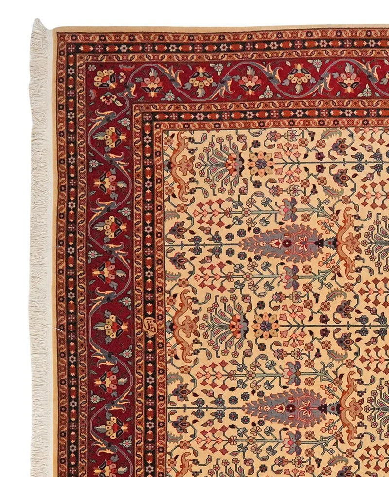 Tabriz 50 Raj · Handgeknüpft – Beige, 292x199 cm