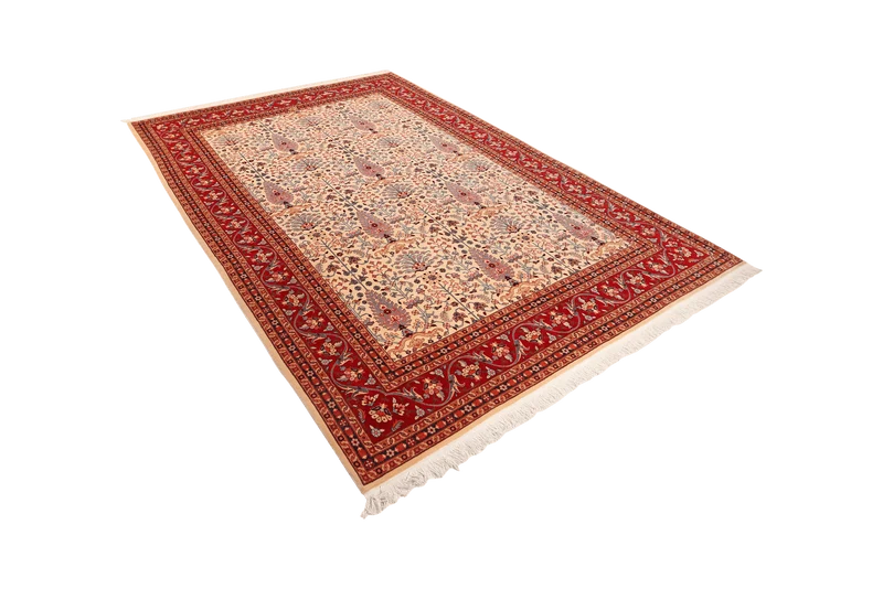 Tabriz 50 Raj · Handgeknüpft – Beige, 292x199 cm