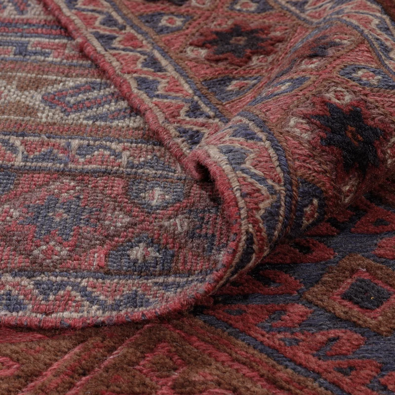 Kelim Afghan Teppich 153x191cm - mehrfarbig