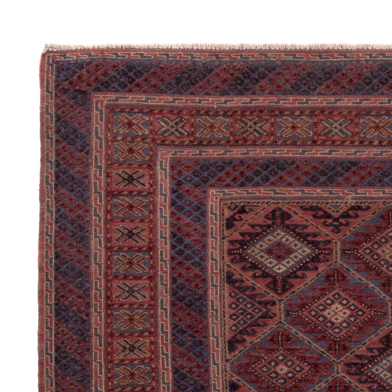 Kelim Afghan Teppich 150x187cm - mehrfarbig
